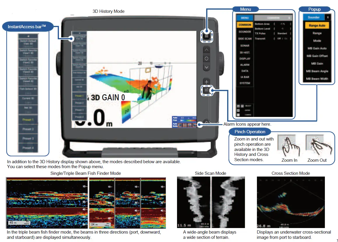 FURUNO SFD-1010-1012 10-12 Inch Flex Function Display 17