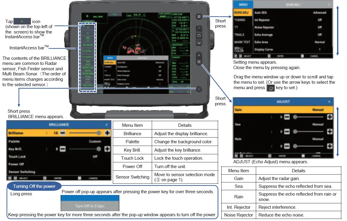 FURUNO SFD-1010-1012 10-12 Inch Flex Function Display 8
