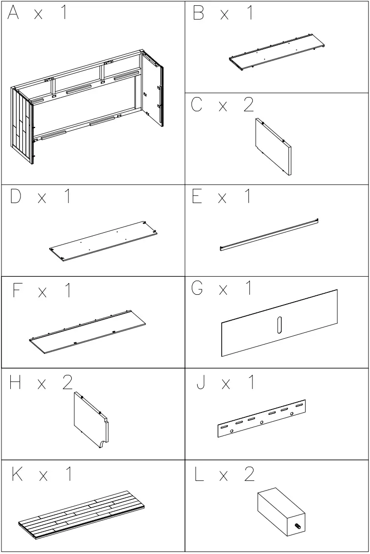 ASHLEY W76568 OH - Royard 65 Inch TV Stand -