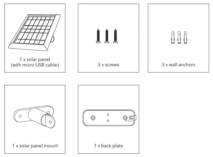 WASSERSTEIN Blink Doorbell Solar Panel-fig-1