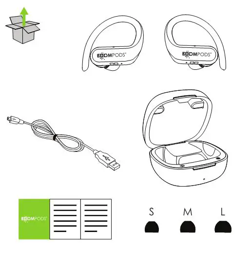 BOOMPODS SPORTS PODS TWS - Step 1