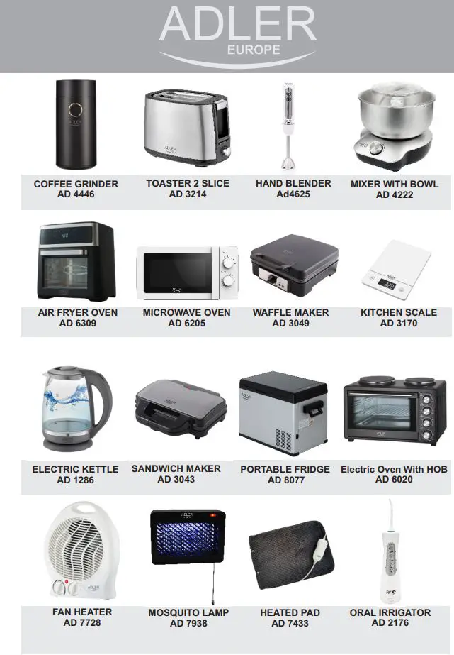 ADLER AD 1346 Electric Kettle User Manual - Others Product