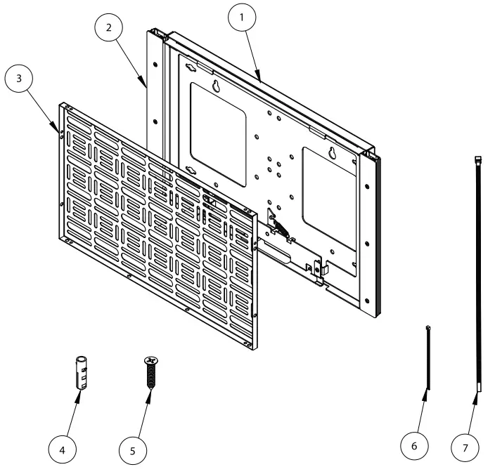 B-TECH BT7888 Slid Out AV Storage Tray - fig 1