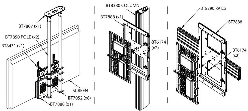 B-TECH BT7888 Slid Out AV Storage Tray - fig 13