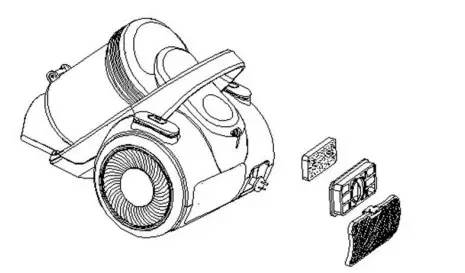 Timbrek T-VCC-121 Vacuum Cleaner with Container (12)