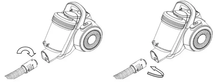 Timbrek T-VCC-121 Vacuum Cleaner with Container (2)
