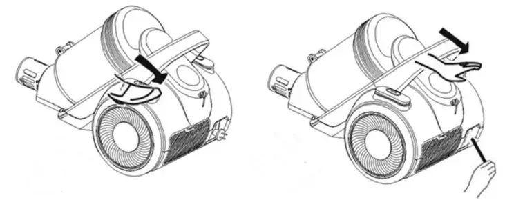 Timbrek T-VCC-121 Vacuum Cleaner with Container (8)