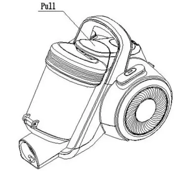 Timbrek T-VCC-121 Vacuum Cleaner with Container (9)