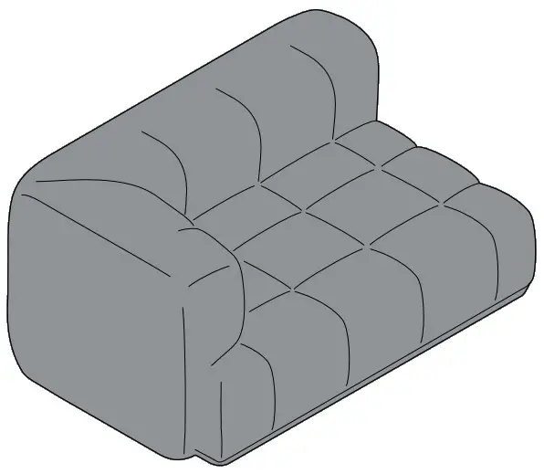 HAY Quilton 3 Seater Sofa