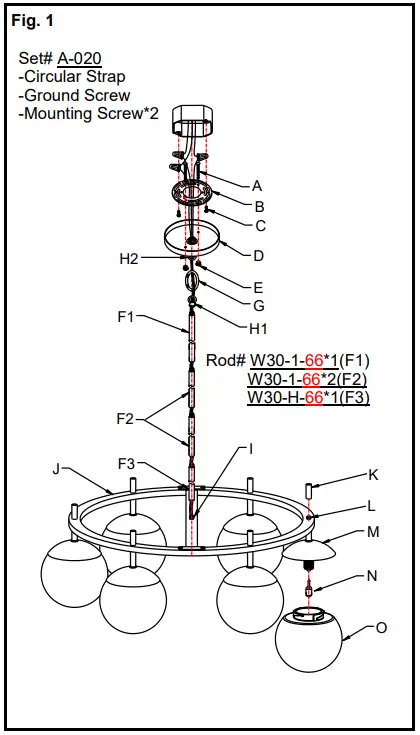 AMERICAN LIGHTING P1356-618 Alluria Pendant Light -
