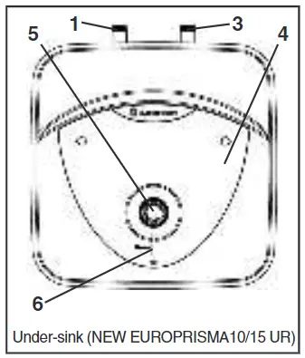 ARISTON EP10 Oversink Unvented Water Heater 3kW 10 Litre - overview3