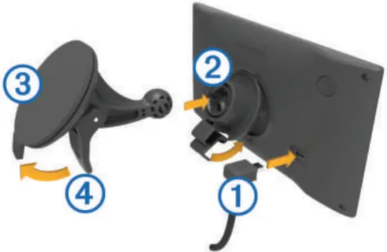 GARMIN DRIVESMART 55 Traffic Vehicle GPS - Plug