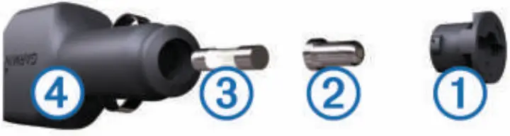 GARMIN DRIVESMART 55 Traffic Vehicle GPS - counter clockwise