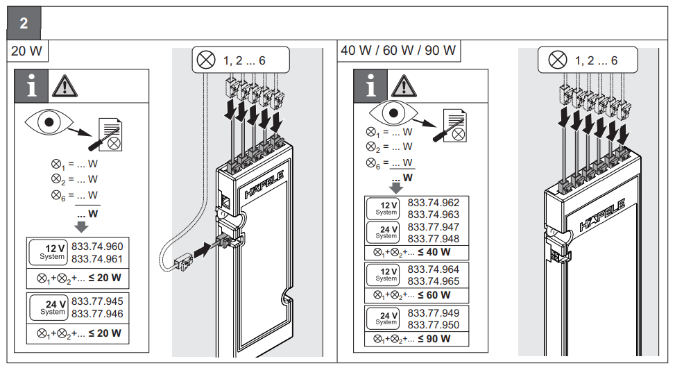 HAFELE 833.74.960 Loox 20W 12V LED Driver -fig 1