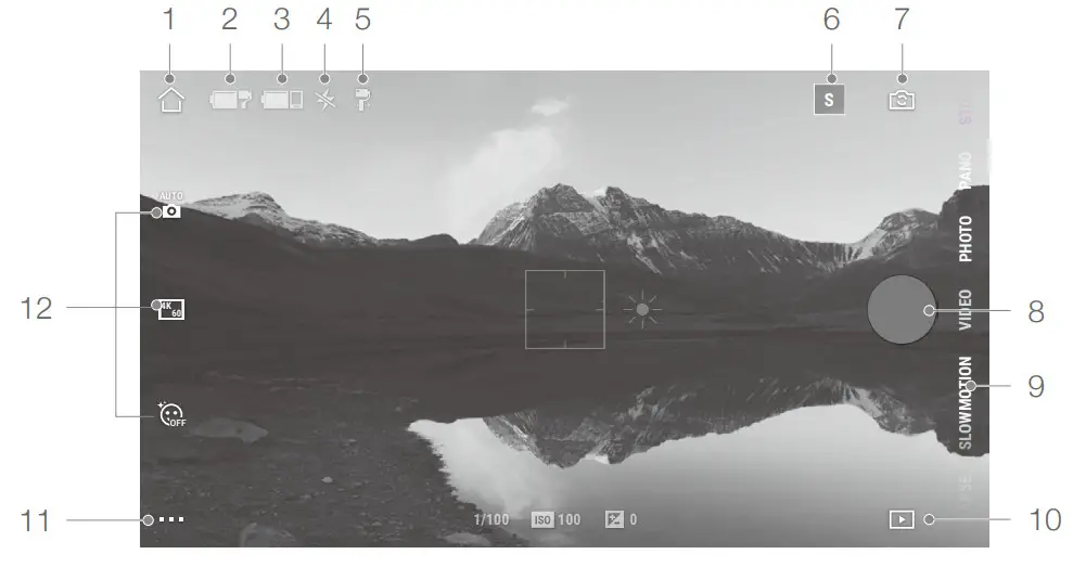 DJI OSMO MOBILE 3 - Camrea view