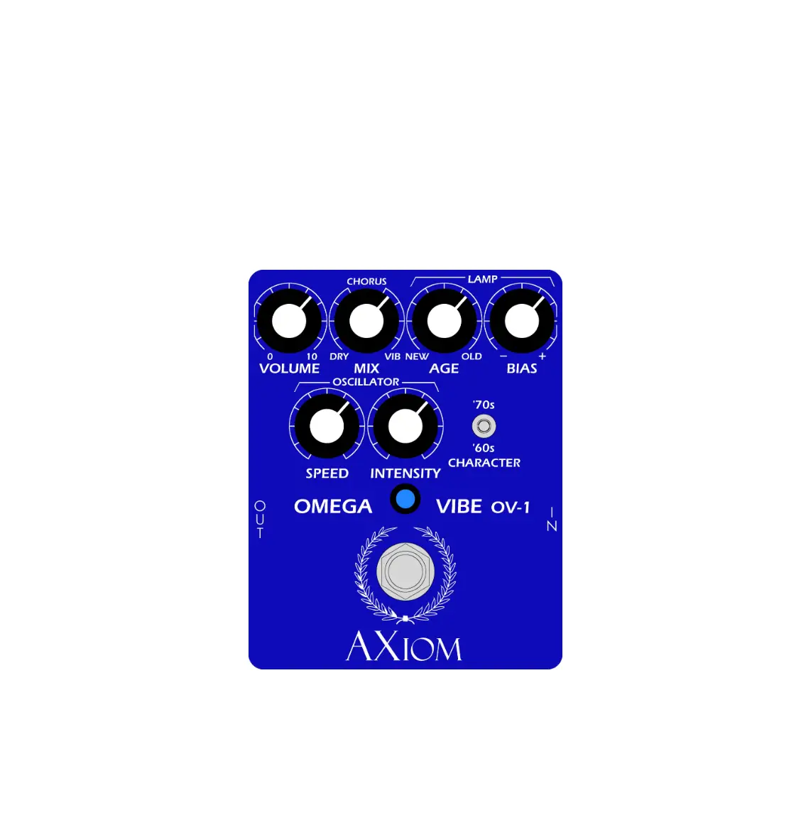 Axiom Ov-1 Omega Analog Vibe Pedal User Manual