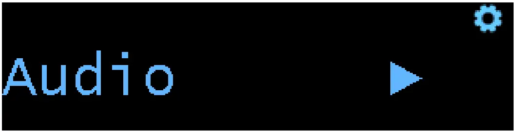 PS AUDIO Stellar Strata Amplifier - Audio sub-menu