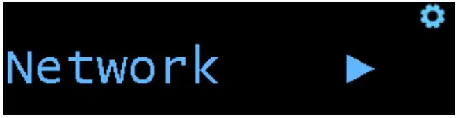 PS AUDIO Stellar Strata Amplifier - Network sub-menu