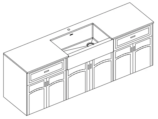 Kraus KHF410-33 33 Inch Stainless Steel Farmhouse - Install