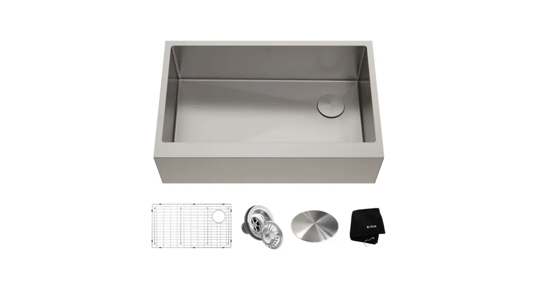 Kraus Khf410-33 33 Inch Stainless Steel Farmhouse Kitchen Sinks Instruction Manual Kraus Khf410-33 33 Inch Stainless Steel Farmhouse Kitchen Sinks Instruction Manual