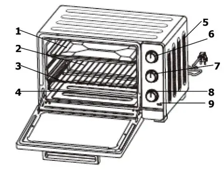 Brandt FC26MUB Compact Oven 26 L-machine