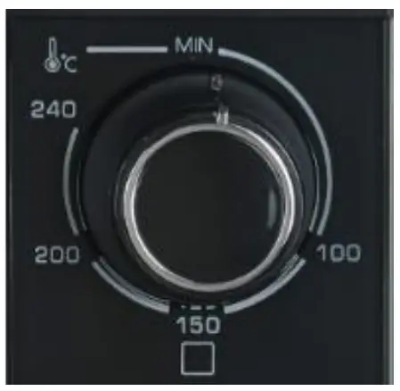 Brandt FC26MUB Compact Oven 26 L-temperature
