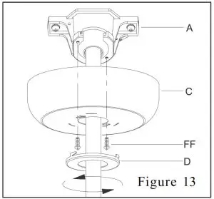 PROGRESS LIGHTING P250067 Briarwood -- Installing the canopy