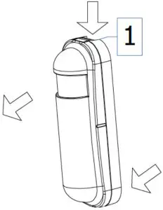 Philio PAT02-B Temperature and Humidity sensor - Battery Installation