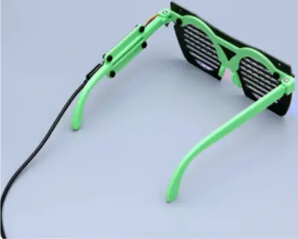 adafruit IS31FL3741 3D Printed Frame LED Glasses-