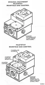 resideo V5306 Servo Pressure Regulators - Pilotstat manifold gas controls