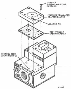 resideo V5306 Servo Pressure Regulators - adapter casting