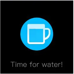 ACCUTIME JSE4202WM Smart Watch- Drinking reminder