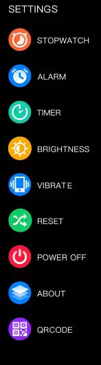 ACCUTIME JSE4202WM Smart Watch- Settings2