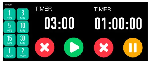 ACCUTIME JSE4202WM Smart Watch- Timer 2