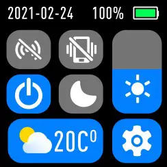 ACCUTIME JSE4202WM Smart Watch- screen