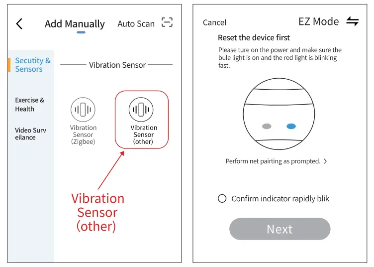 Shenzhen Ariza Electronic F03 Vibration Alarm - Connection instruction