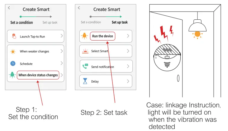 Shenzhen Ariza Electronic F03 Vibration Alarm - Linkage Instruction