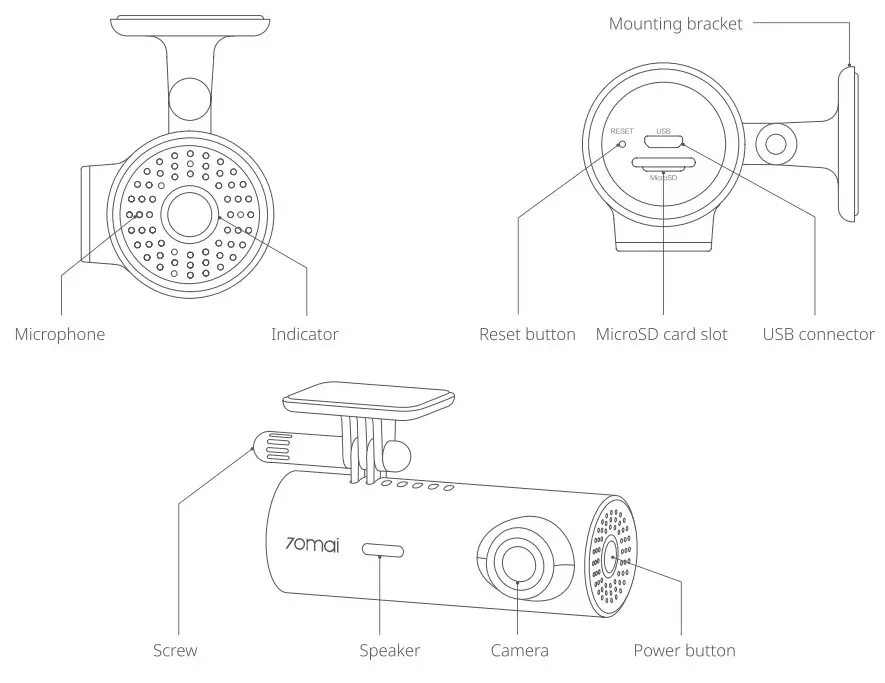 70mai M300 Dash Cam - fig1