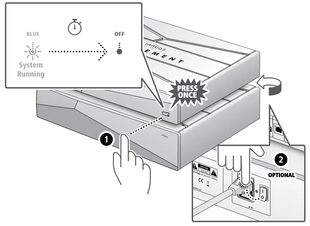 innuos STATEMENT Music Server - Turn off