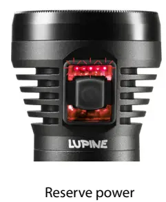 LUPINE BETTY TL2 5400 lm Flashlight-Reserve
