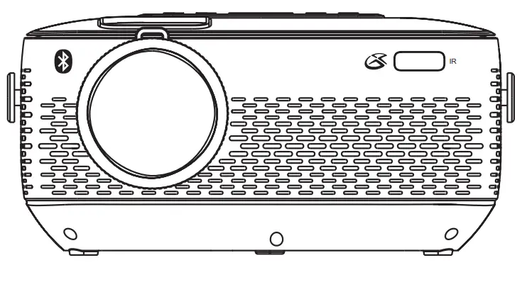 GPX PJ770B Mini Rechargeable Projector with Bluetooth - Lens Cap 1