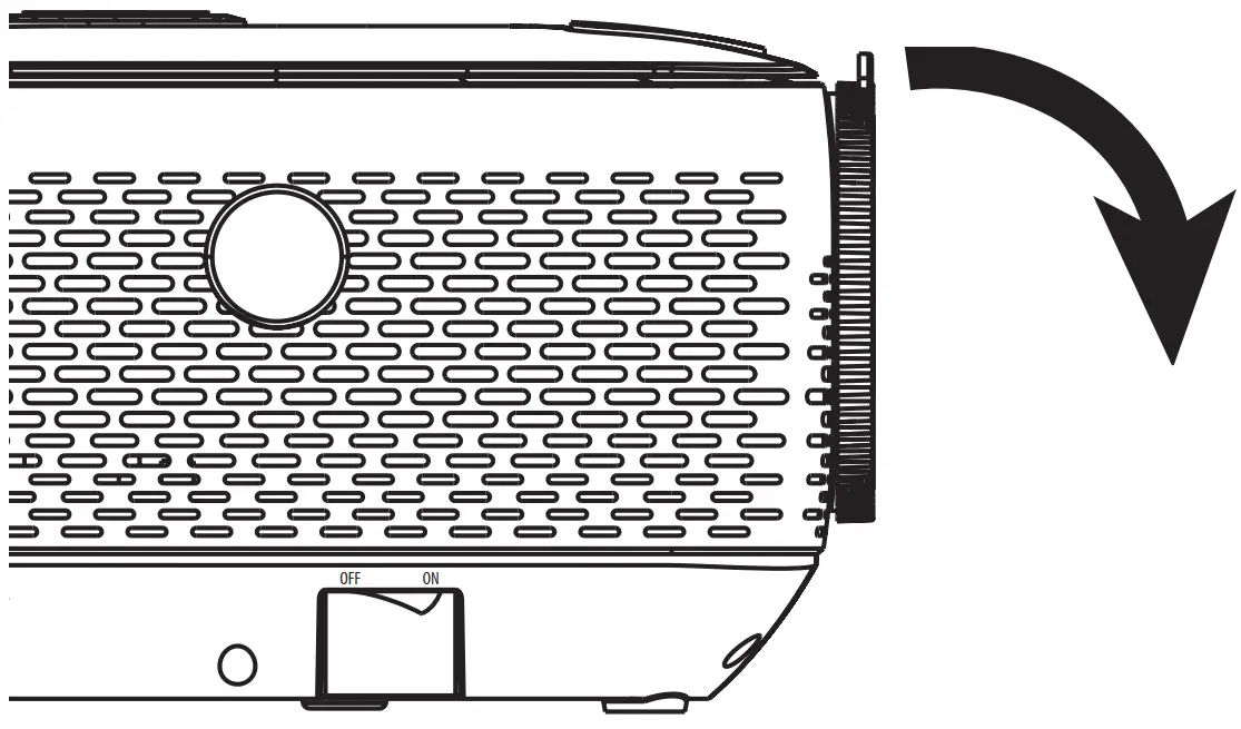 GPX PJ770B Mini Rechargeable Projector with Bluetooth - Lens Cap