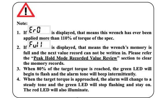 Peak Hold Mode Operation 2