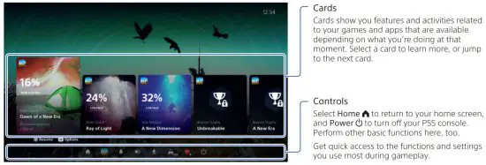SONY CFI 1016A Playstation 5 Blu Ray Edition Console - Control centre