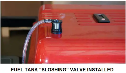 Gillette GPE135EH Portable Gas Power Generator - SLOSHING VALVE 2