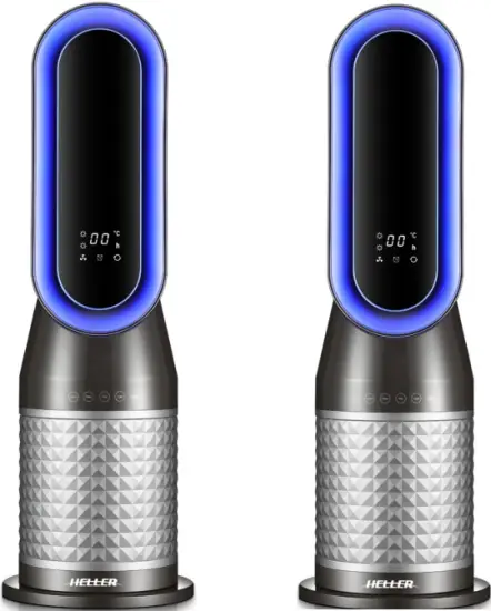 HELLER HBFH2000 Bladeless Oscillating Fan Tower PTC Heater