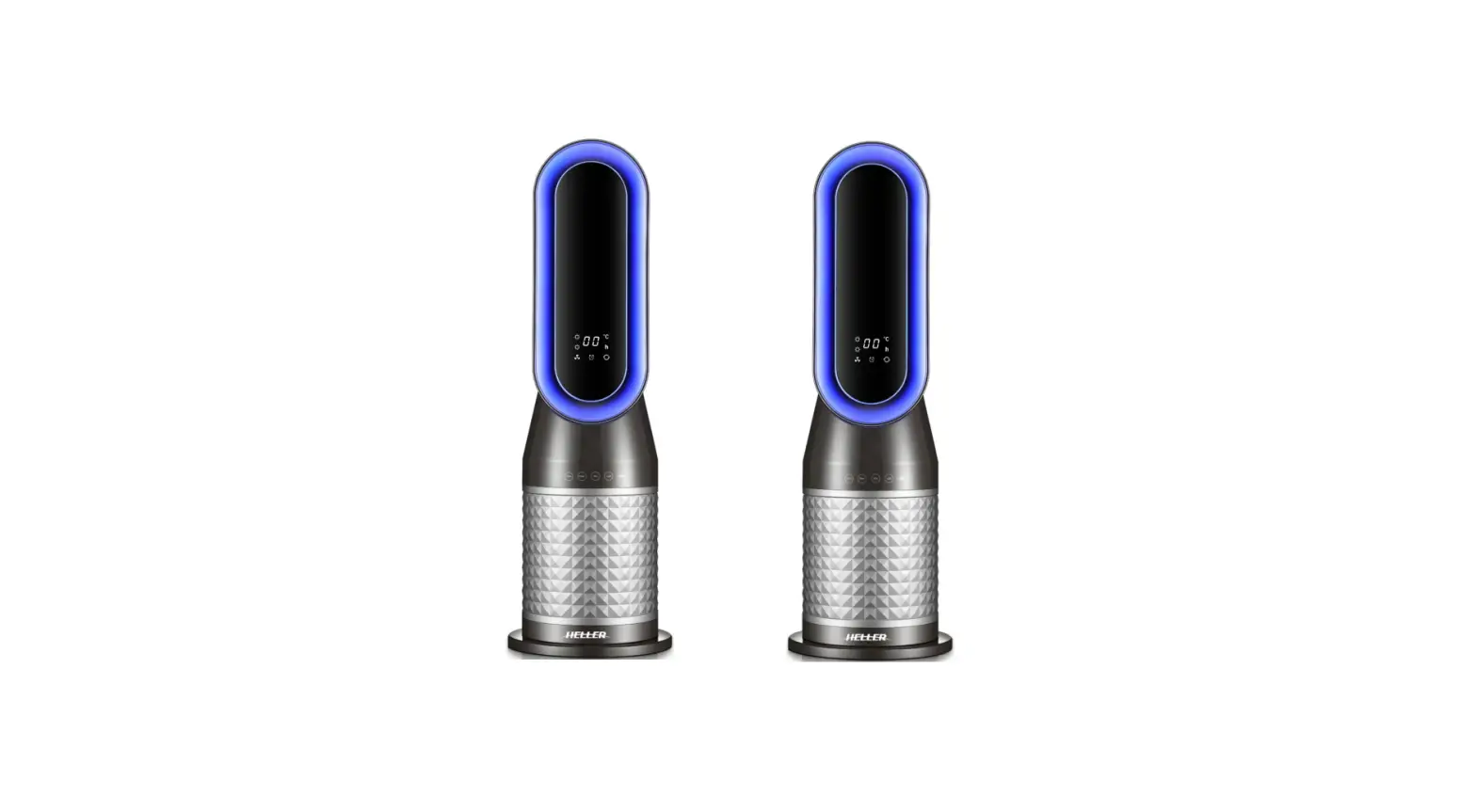 Heller Hbfh2000 Bladeless Oscillating Fan Tower Ptc Heater Instruction Manual