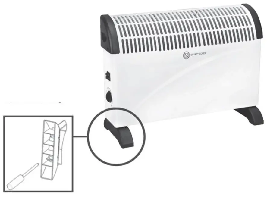 Oypla 0040 Convector Heater - Operating Instructions 1