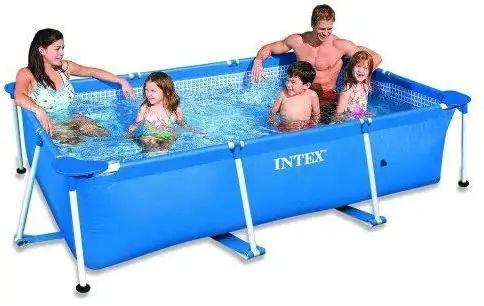 INTEX 28270 Small-Rectangular-Metal-Frame-Pool -