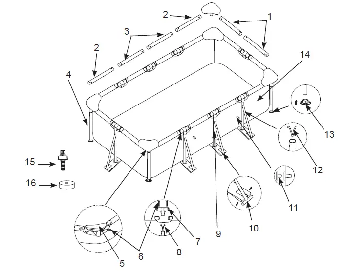 INTEX 28270-Small-Rectangular-Metal-Frame-Pool-fig 1
